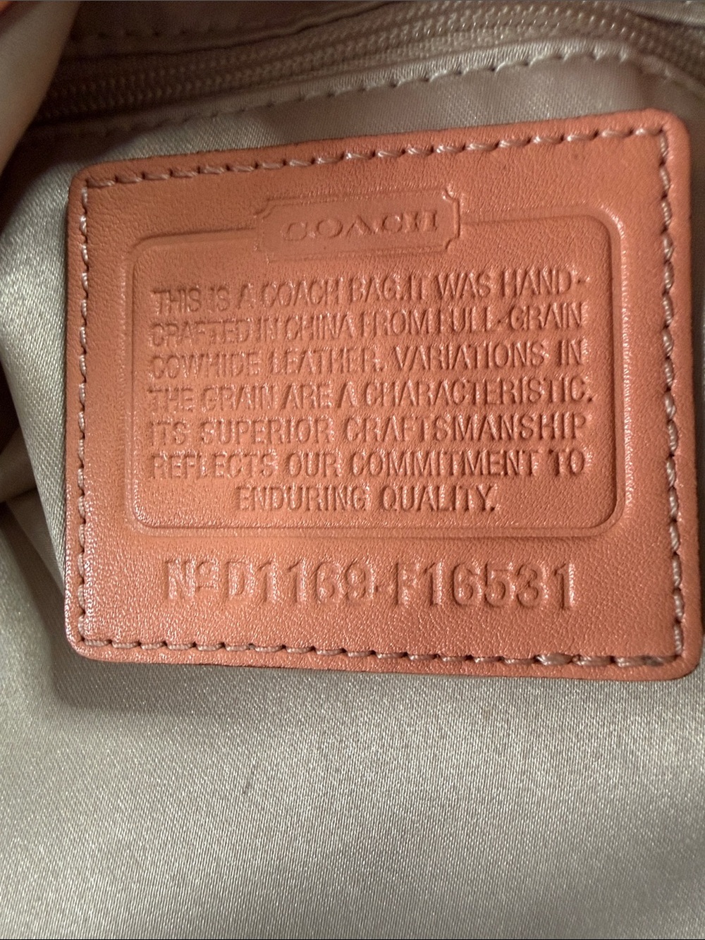 Coach Penelope Carryall Satchel Leather Shoulder Tote - Picture 14 of 17